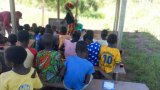 Centrafrique: une Ã©cole sous paillote pour que les enfants de Ngougoua reprennent le chemin de lâ€™Ã©cole